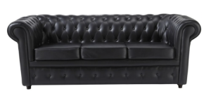 Black Chesterfield Sofa